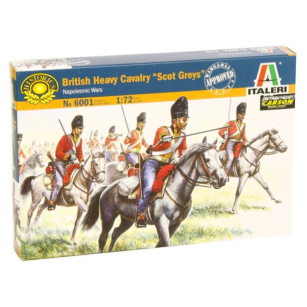 Napoleonic Wars figures: British heavy cavalry - Italeri-6001