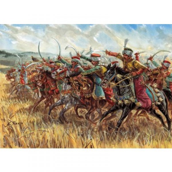 Figurines Guerres napoléoniennes : Cavalerie Mamelouk 1/32 - Italeri-6877