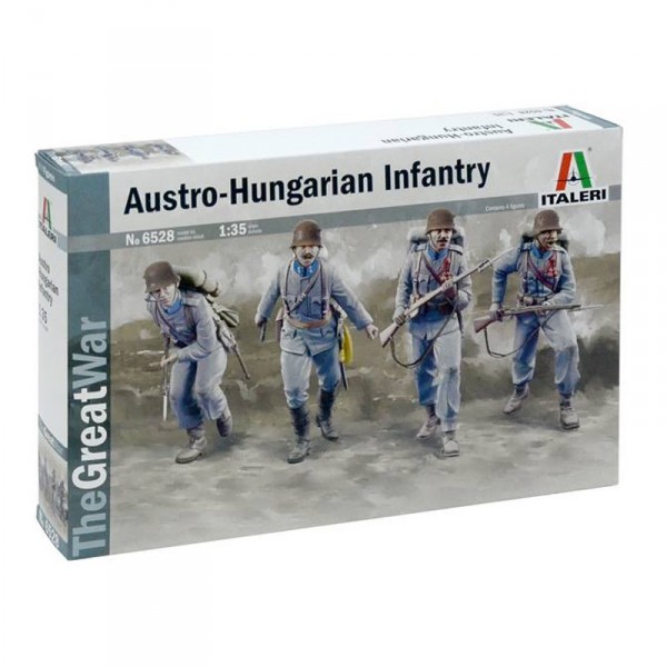 Figurines militaires : Infanterie Austro-Hongroise (1ère Guerre Mondiale) - Italeri-6528