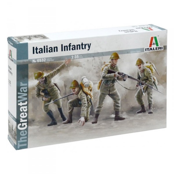 Figurines militaires : Infanterie Italienne (1ère Guerre Mondiale) - Italeri-6532
