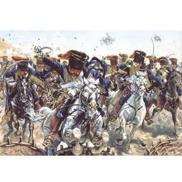 Figurines Guerre de Crimée : Hussards Britanniques - Italeri-6052