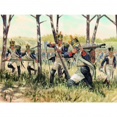 Figuras de guerras napoleónicas: infantería francesa