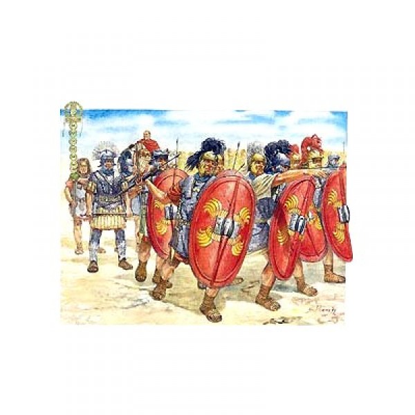 Roman Infantry figurines: 1st and 2nd century BC. JC - Italeri-6021