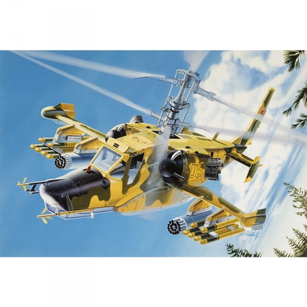 Maquette hélicoptère : KA-50 Hokum - Italeri-845