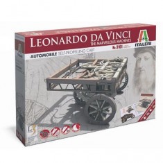 Leonardo da Vinci machine model: Self-propelling trolley