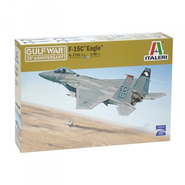 Maquette avion militaire : F-15C Eagle - Guerre du Golfe - Italeri-2763