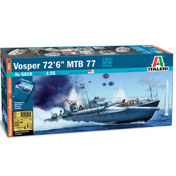 Maquette bateau : MTB Vosper - Italeri-5610