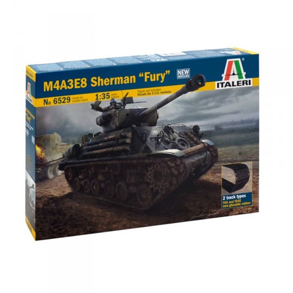 Maquette char : M4A3E8 Sherman - Italeri-I6529