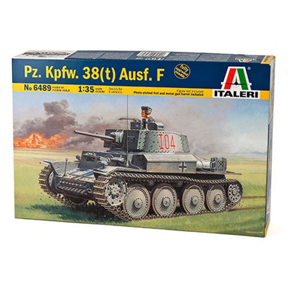 Maquette char : Panzer 38(t) Ausf.F - Italeri-6489