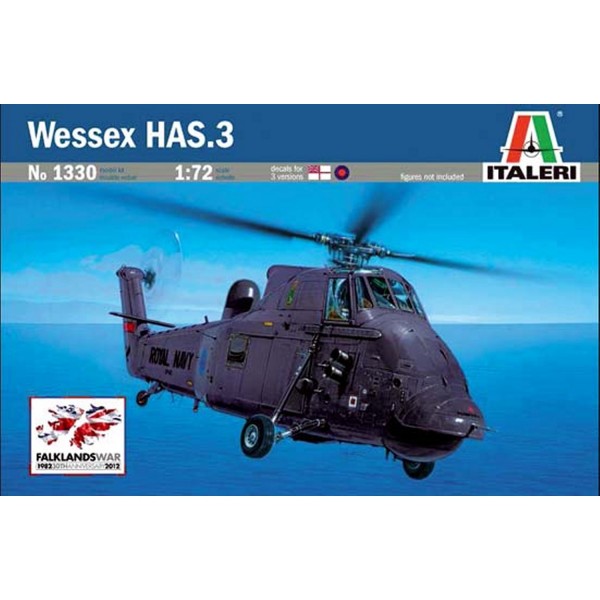 Maquette hélicoptère : Wessex HAS.3 Malouines - Italeri-1330