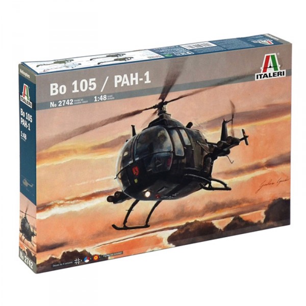 Maquette hélicoptère 1/48 : BO 105/PAH.1 - Italeri-2742