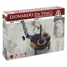 Maquette machine Léonard de Vinci : Horloge de parquet volant
