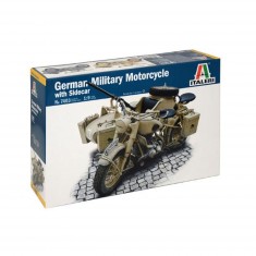Military motorcycle model: BMW R75 & Sidecar