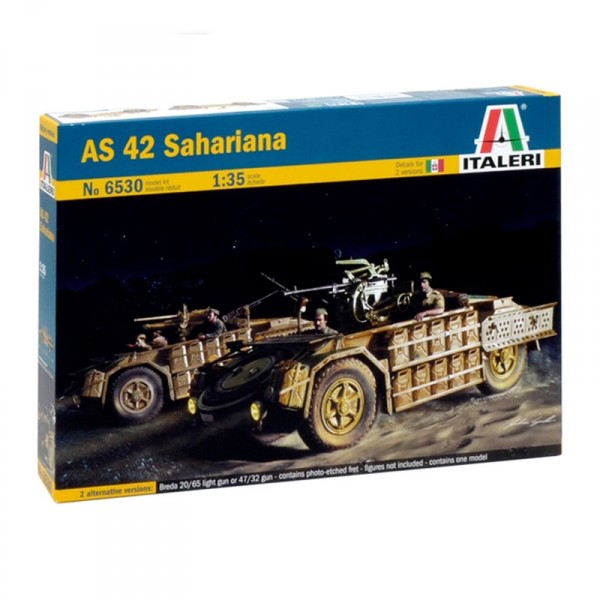 Maquette véhicule militaire : AS 42 Sahariana - Italeri-6530