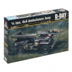 Maquette voiture 1/35 : Jeep Ambulance