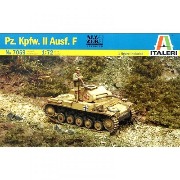 Maquette Char : Panzer II Ausf. F - Italeri-7059