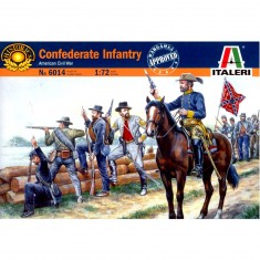 Civil War figures: Confederate troops