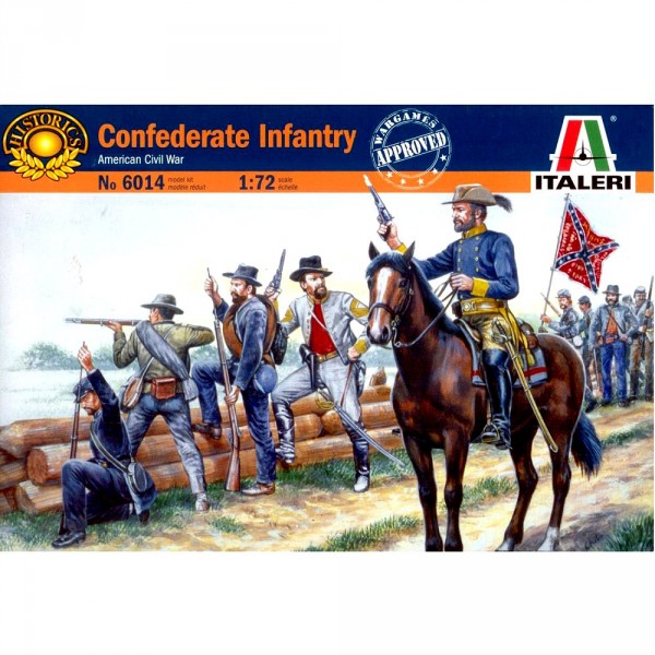 Figuras de la Guerra Civil: tropas confederadas - Italeri-6014