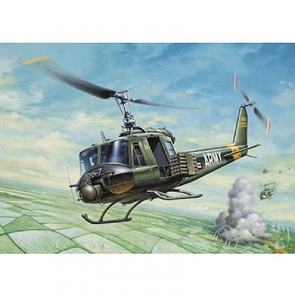 Maquette hélicoptère : UH-1B Huey - Italeri-040