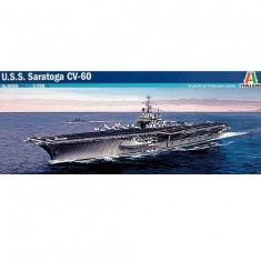 Maqueta de barco: portaaviones USS Saratoga CV-60