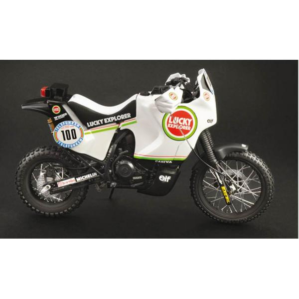  Maquette  moto  Cagiva Elephant 850 Dakar  1987 Maquette  