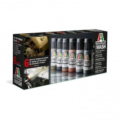Set of 6 acrylic juices