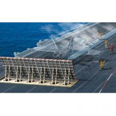 Aircraft carrier deck section model