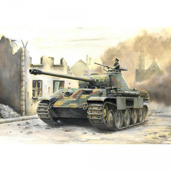 Maqueta de tanque: Sd.Kfz. 171 PANTERA Ausf. A - Italeri-I15752