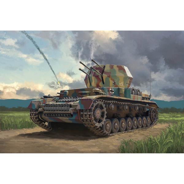 Maquette Char : Flakpanzer Wirbelwind - Italeri-I7074