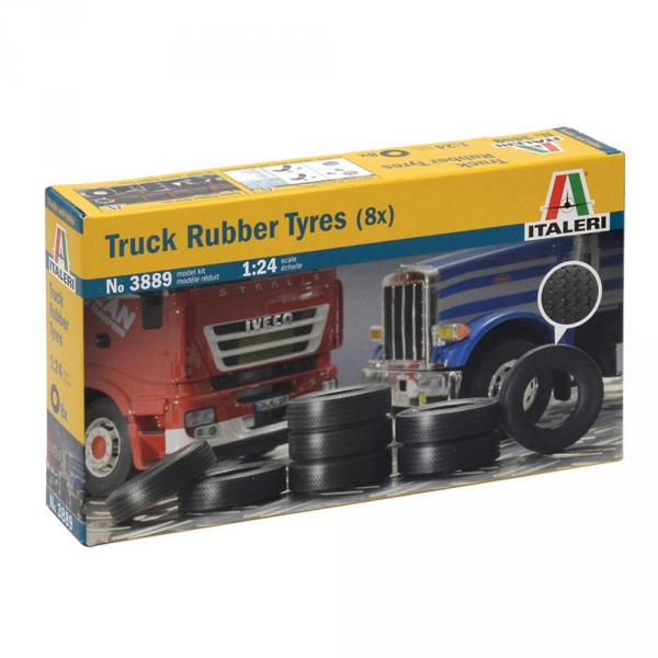 Truck Accessory: Truck Tires (8X) - Italeri-I3889