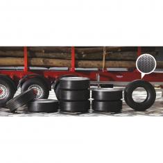 Accesorios Maqueta: Neumáticos de remolque x8