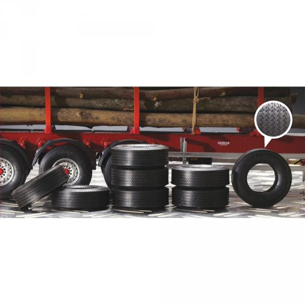 Model Accessories: Trailer Tires x8 - Italeri-I3890