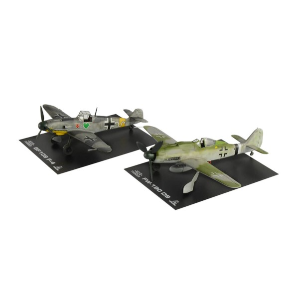 Maquettes avions : Bf109F-4 et Fw190D-9 War Thunder - Italeri-I35101