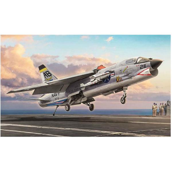 Maquette avion : F-8E Crusader - Italeri-I1456
