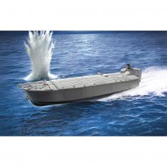 Maqueta de barco militar: MTM Barchino con tripulación