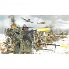 Figurines militaires : Infanterie Allemande Tenue Hiver, Seconde Guerre Mondiale