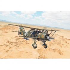 Maquette avion : FIAT CR.42 Falco Assault/Night Fighter en 1:48