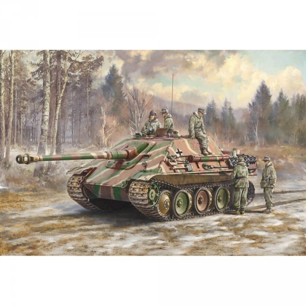 Maquette Char : Jagdpanther et Equipage - Italeri-I6564