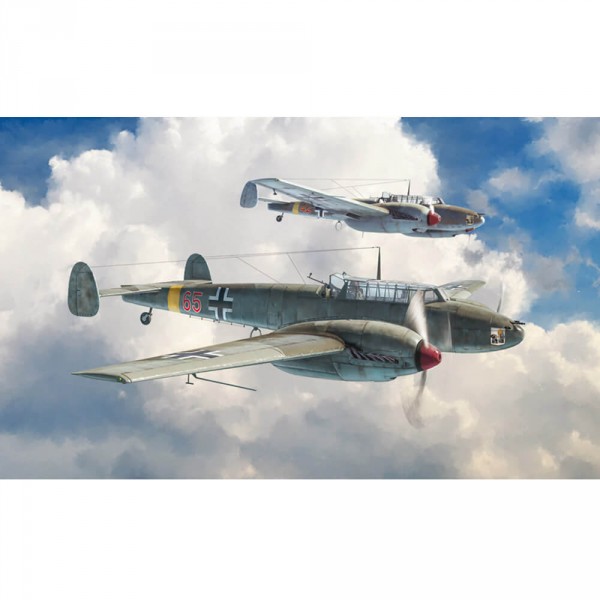 Aircraft model: Messerschmitt Bf110C / D - Italeri-I2794