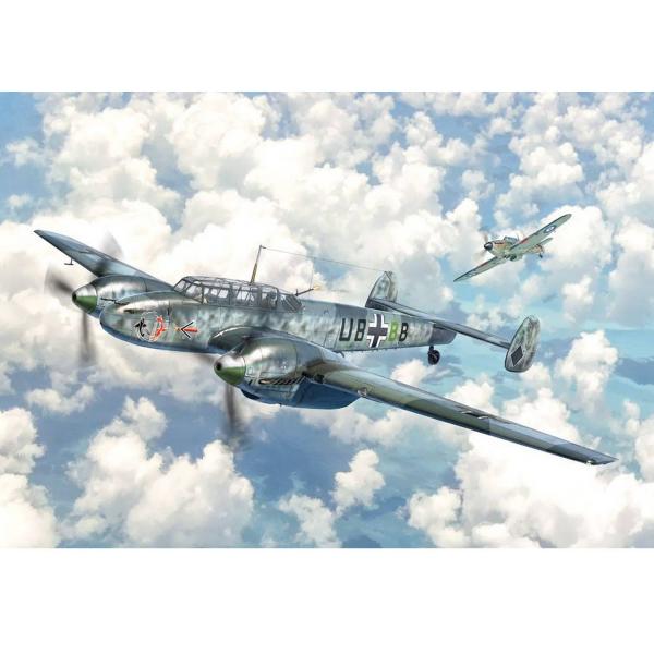 Maquette Avion Militaire : Messerschmitt Bf110C-3/C-4 - Italeri-I049