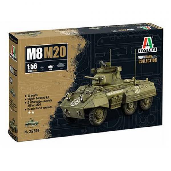 Maquette de Char : M8/M20 Greyhound - Italeri-I25759