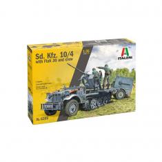 Maquette véhicule militaire Sd.Kfz.10/4 Flak 30 - 1/35