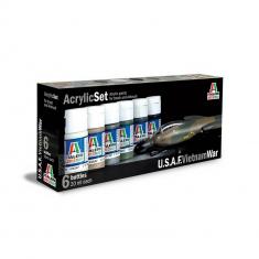 Set de peinture acrylique pour maquette U.S.A.F. Vietnam War