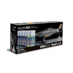 Set de peinture acrylique pour maquette R.A.F. Royal Navy II