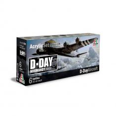 Set de peinture acrylique pour maquette D-DAY Aircraft