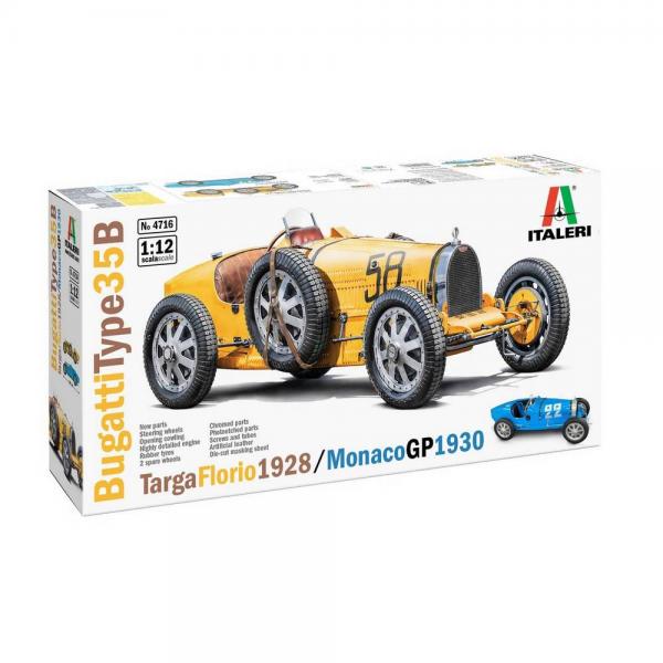 Maquette voiture Bugatti 35B TF28 / Monaco 1930 - 1/24 - Italeri-I4716