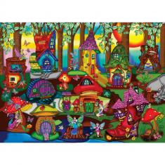 Puzzle 1000 pieces : The Enchanted Forest 