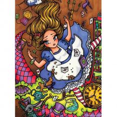 Puzzle 1000 Teile : Down the Rabbit Hole auf Japanisch 