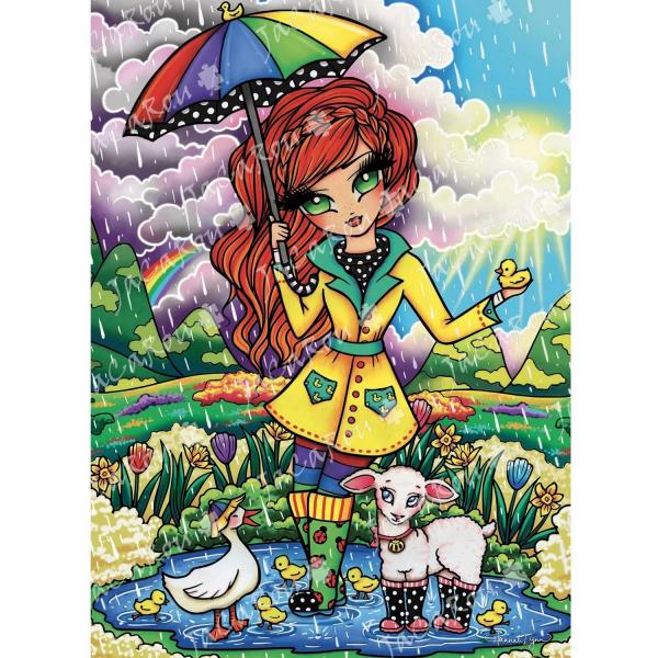 Puzzle 1000 pièces : Jour de pluie  - JPA-RAIN1000