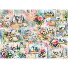  Puzzle 1000 pièces : LETTRES COUNTRY BLISS